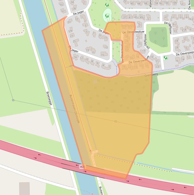 Kaart van postcodegebied 7609MN.