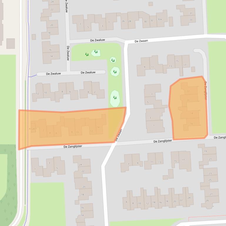 Kaart van postcodegebied 7609NH.