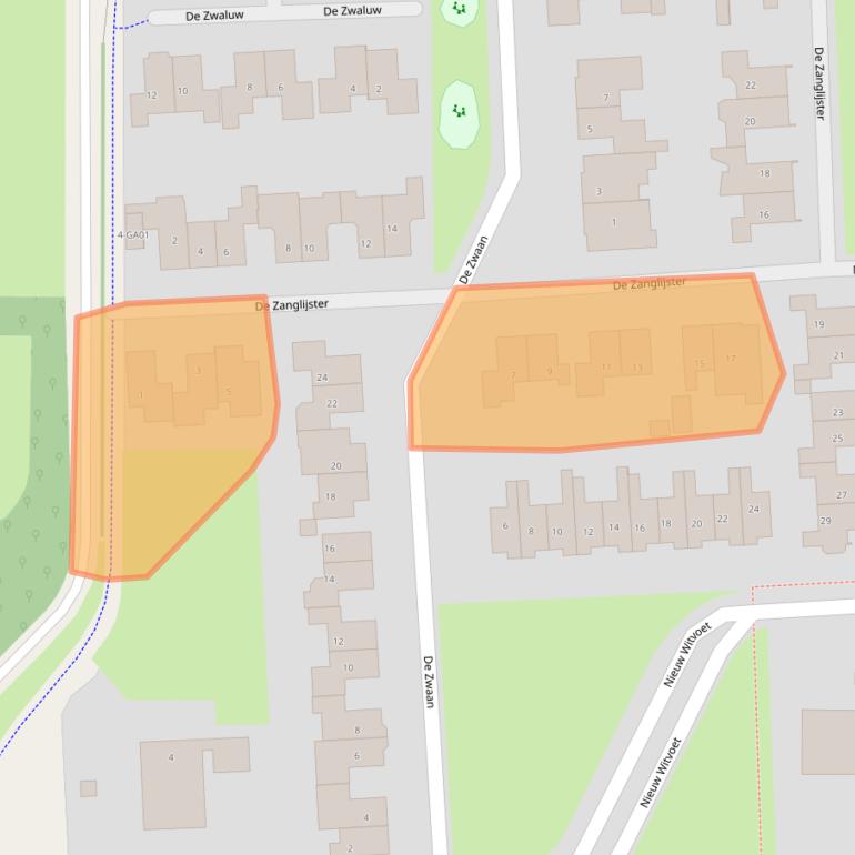 Kaart van postcodegebied 7609NJ.