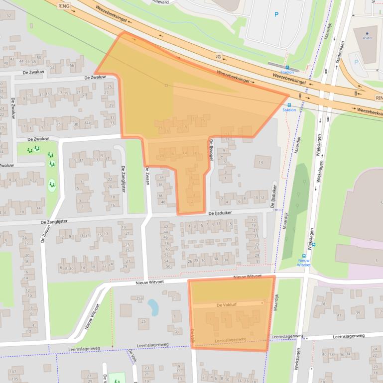 Kaart van postcodegebied 7609NK.