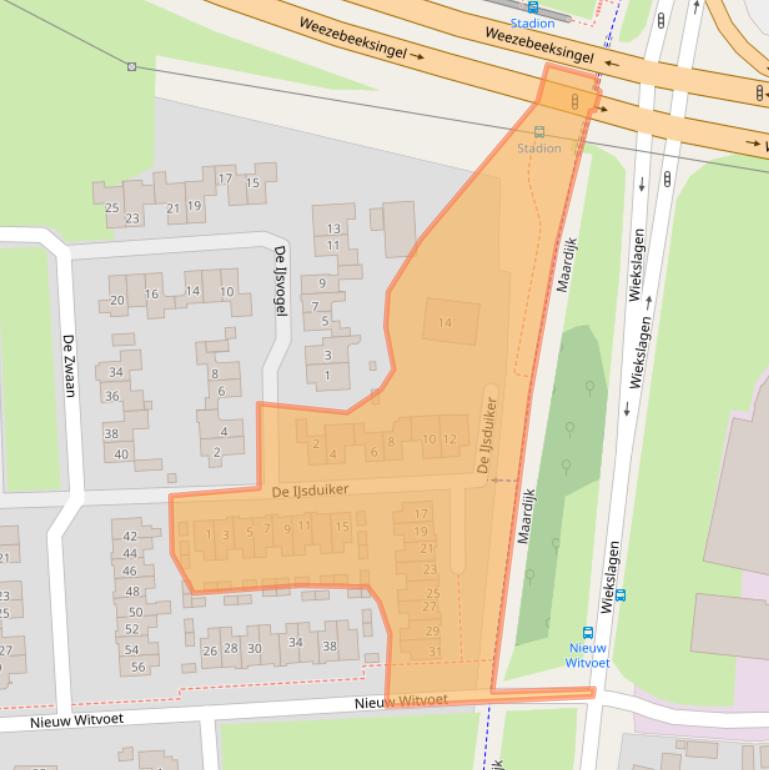 Kaart van postcodegebied 7609NM.