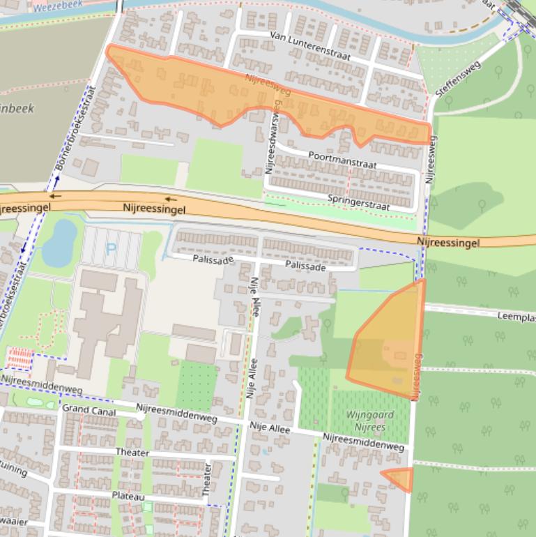 Kaart van postcodegebied 7609PA.