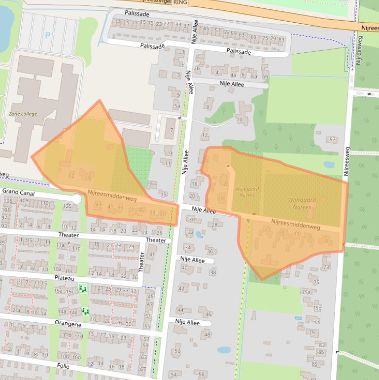 Kaart van postcodegebied 7609PE.