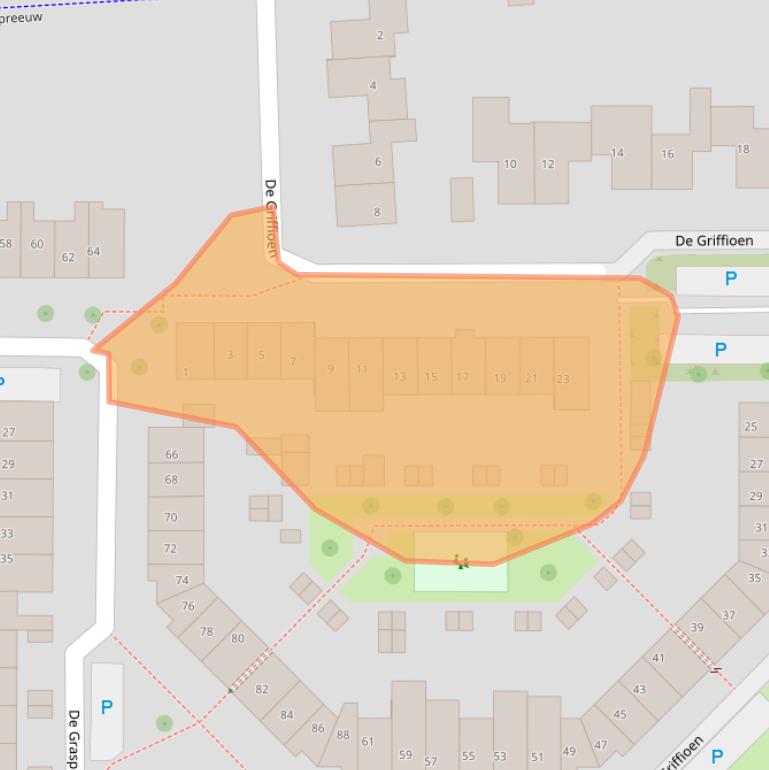 Kaart van postcodegebied 7609SK.