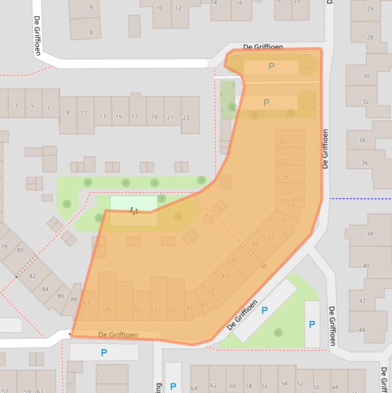 Kaart van postcodegebied 7609SL.