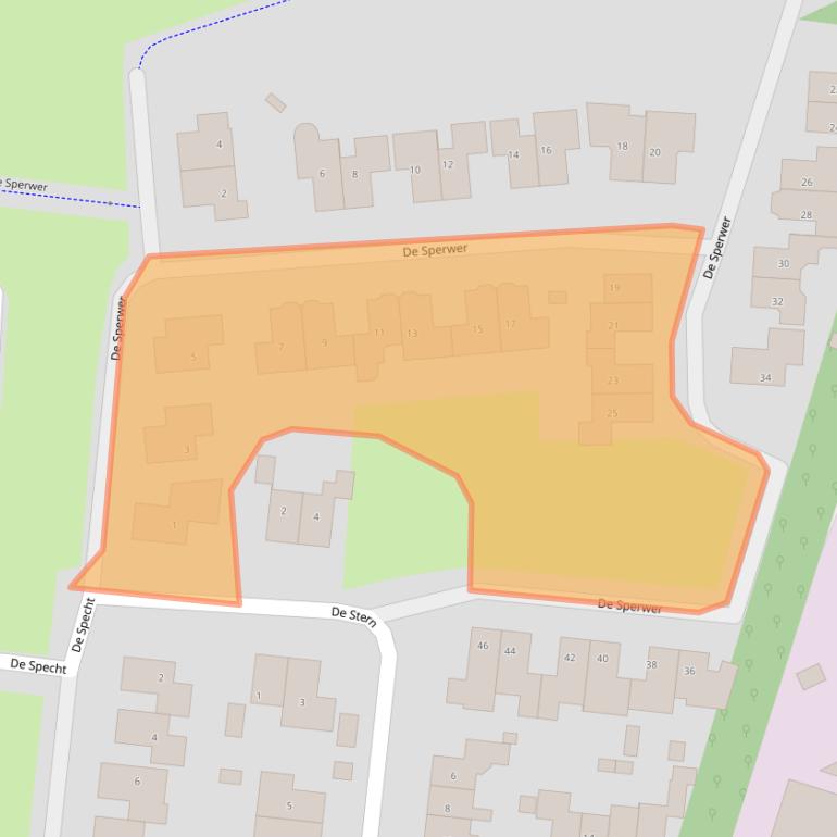 Kaart van postcodegebied 7609TB.