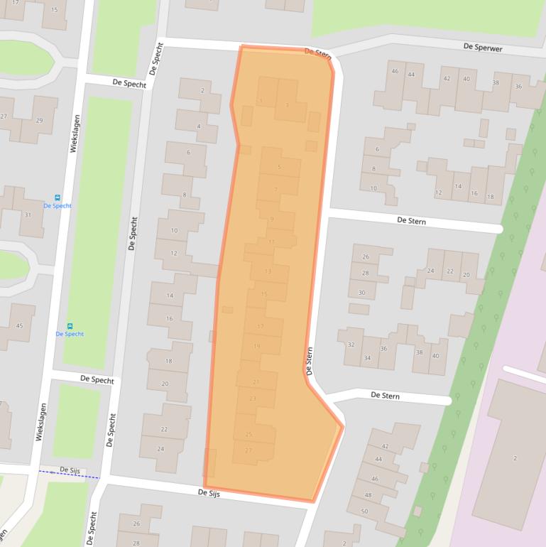 Kaart van postcodegebied 7609TD.