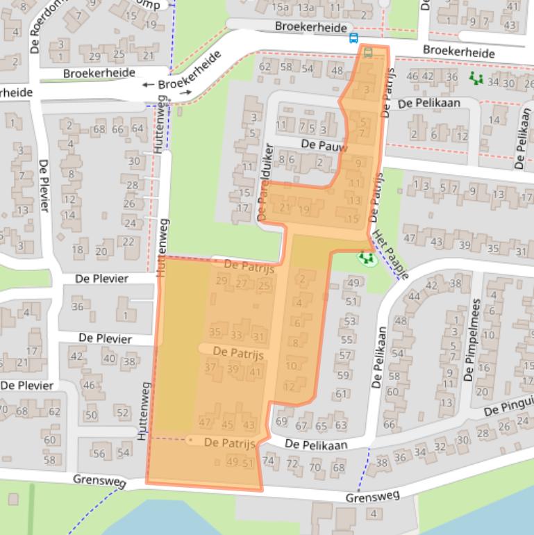 Kaart van postcodegebied 7609TP.