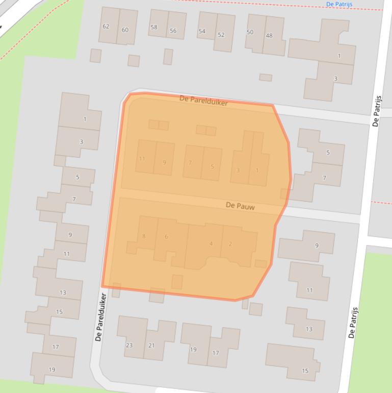 Kaart van postcodegebied 7609TR.