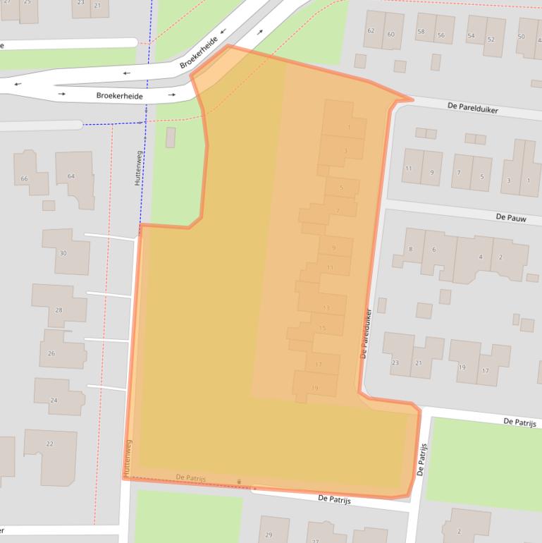 Kaart van postcodegebied 7609TS.