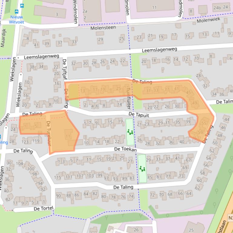 Kaart van postcodegebied 7609VA.