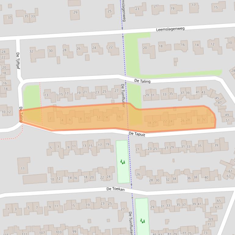 Kaart van postcodegebied 7609VE.