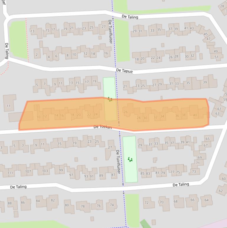Kaart van postcodegebied 7609VH.