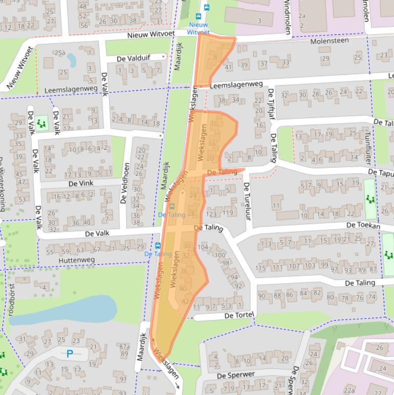 Kaart van postcodegebied 7609VJ.
