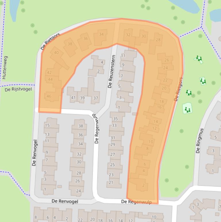 Kaart van postcodegebied 7609WS.