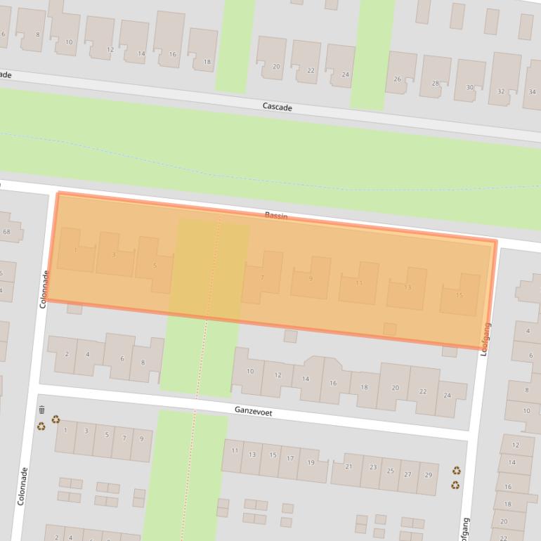 Kaart van postcodegebied 7609ZL.
