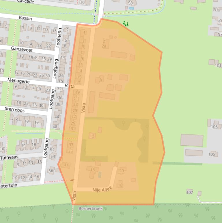 Kaart van postcodegebied 7609ZS.