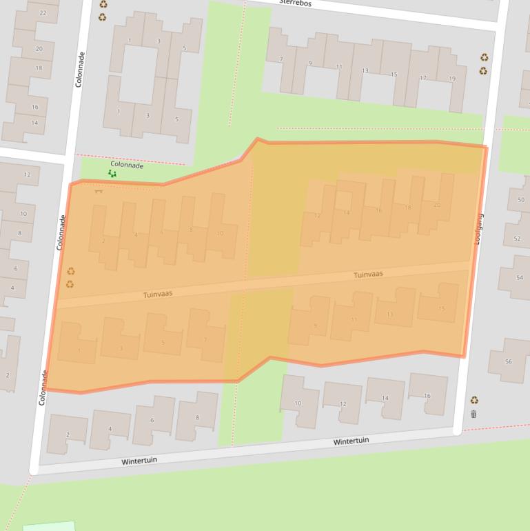 Kaart van postcodegebied 7609ZT.