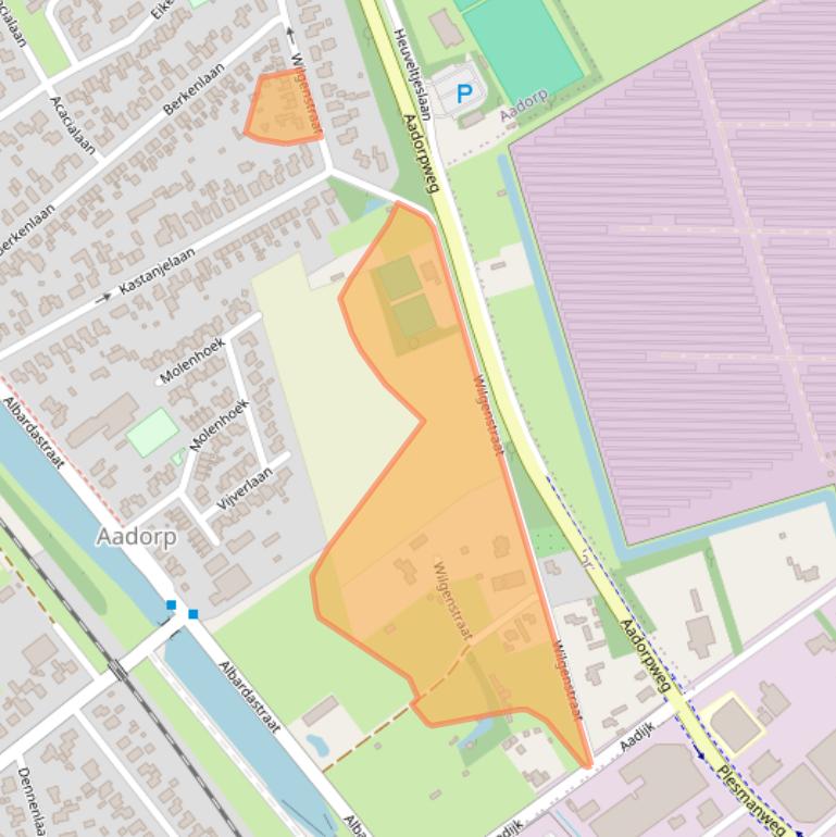 Kaart van postcodegebied 7611AB.