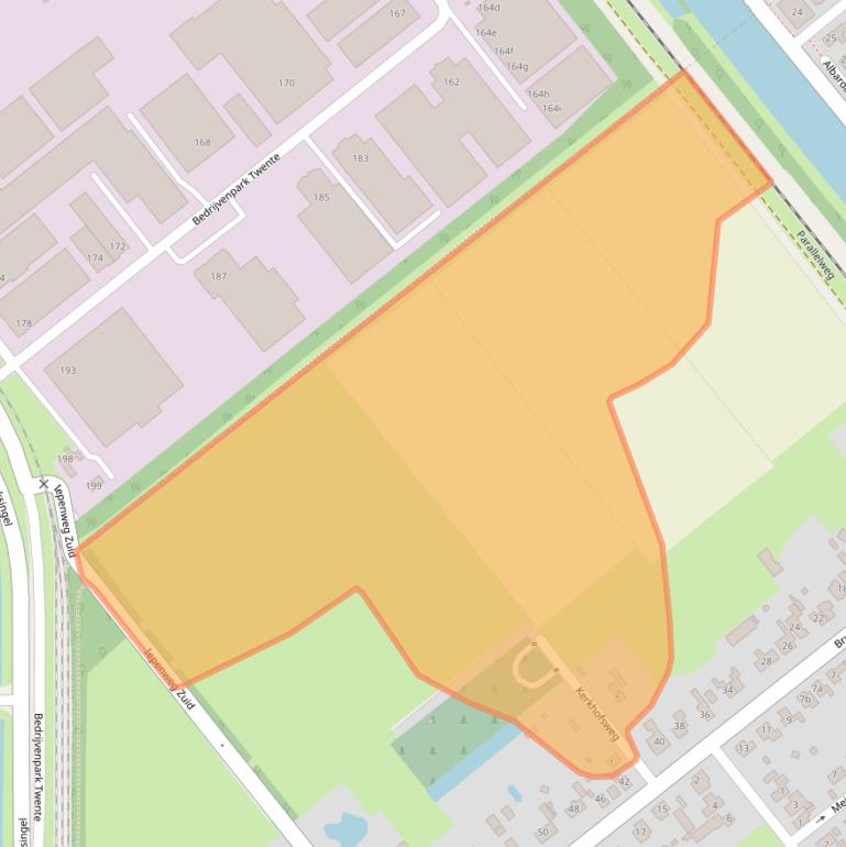 Kaart van postcodegebied 7611BH.