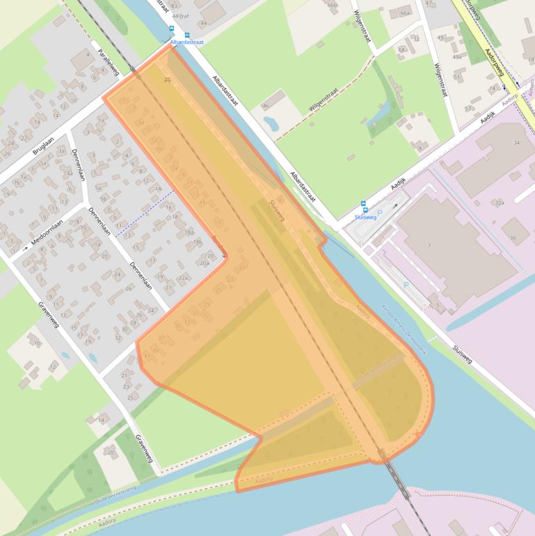 Kaart van postcodegebied 7611BN.