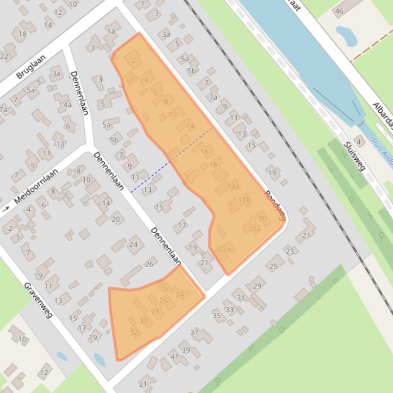 Kaart van postcodegebied 7611BP.