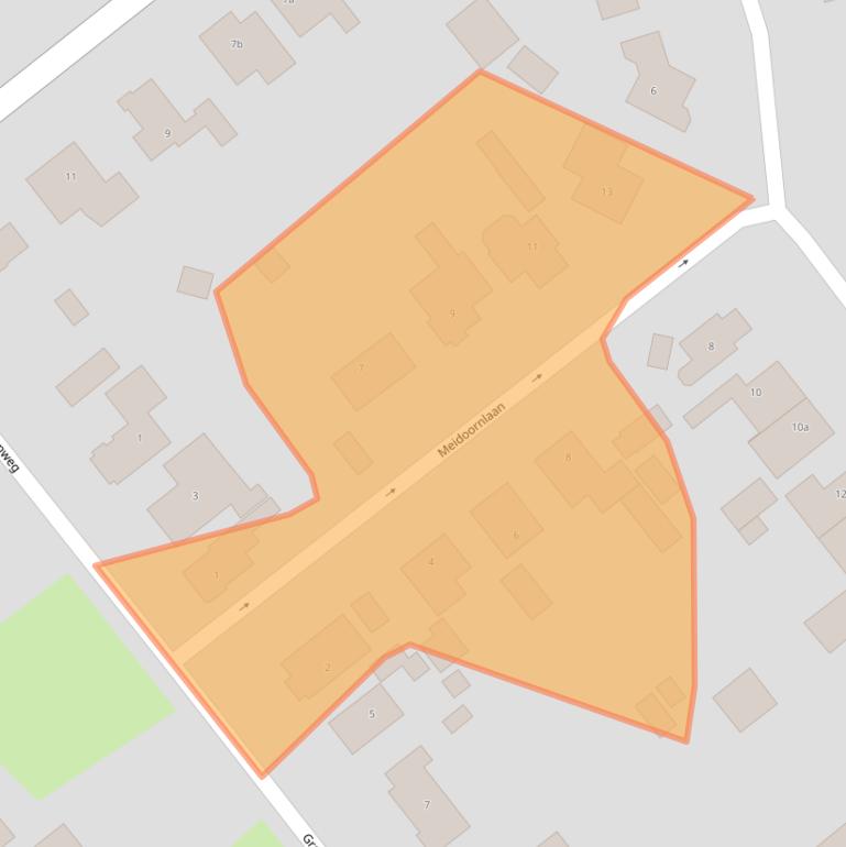 Kaart van postcodegebied 7611BR.