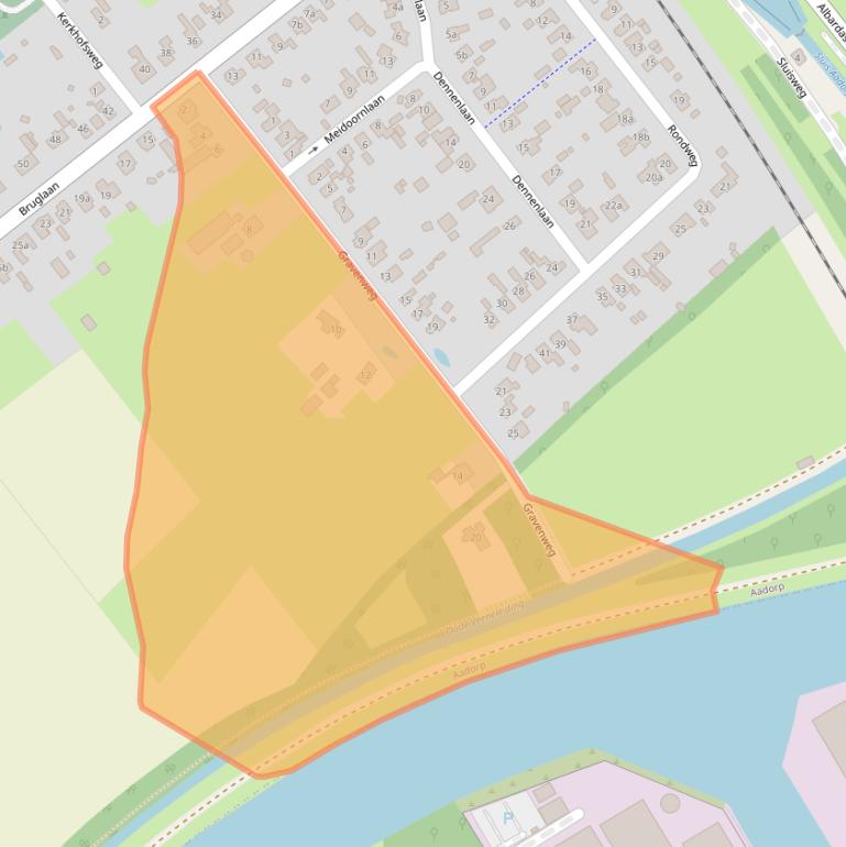 Kaart van postcodegebied 7611BW.