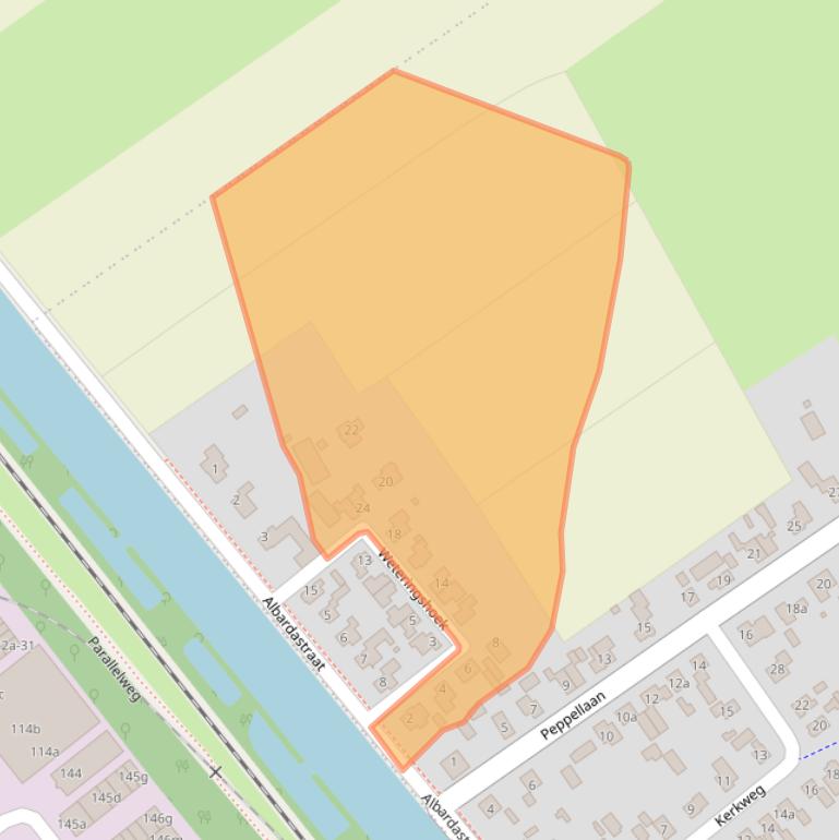 Kaart van postcodegebied 7611CB.