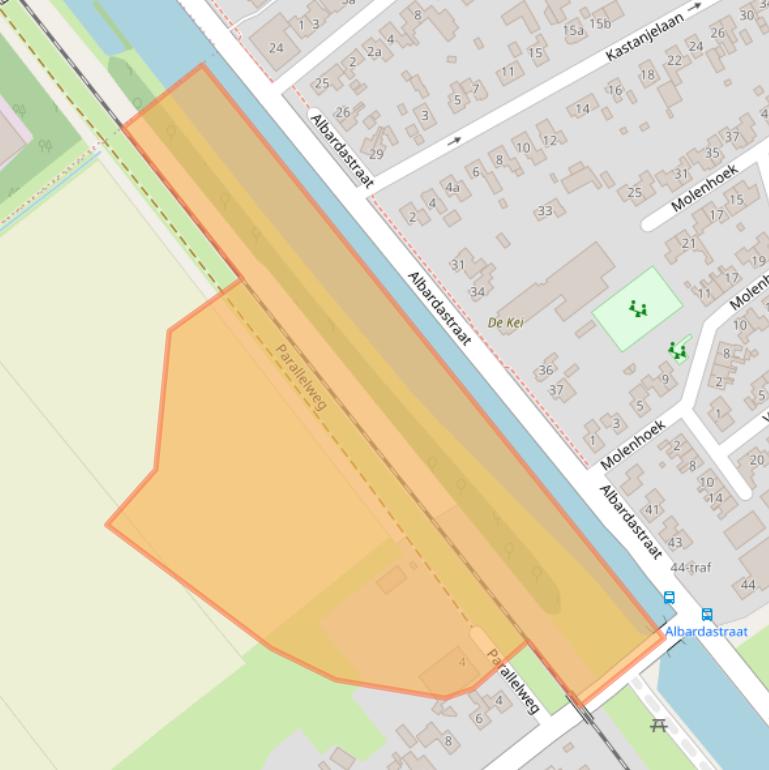 Kaart van postcodegebied 7611DB.