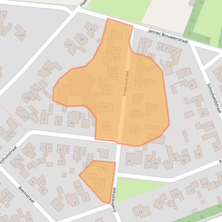 Kaart van postcodegebied 7615NV.