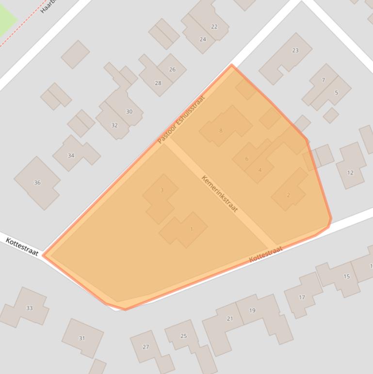 Kaart van postcodegebied 7615NZ.