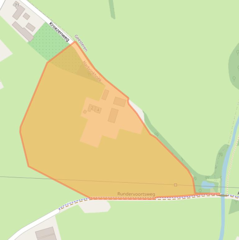 Kaart van postcodegebied 7615PE.