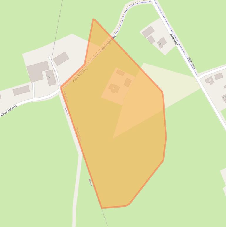 Kaart van postcodegebied 7615PG.