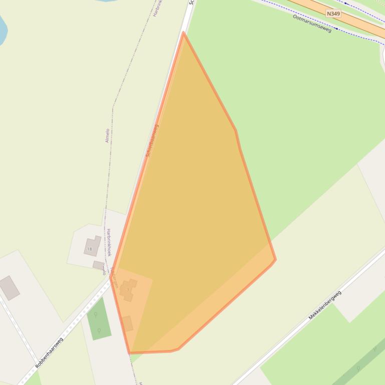 Kaart van postcodegebied 7615PM.