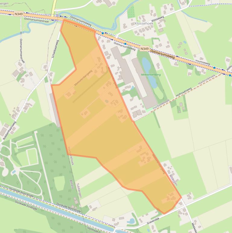 Kaart van postcodegebied 7615PP.