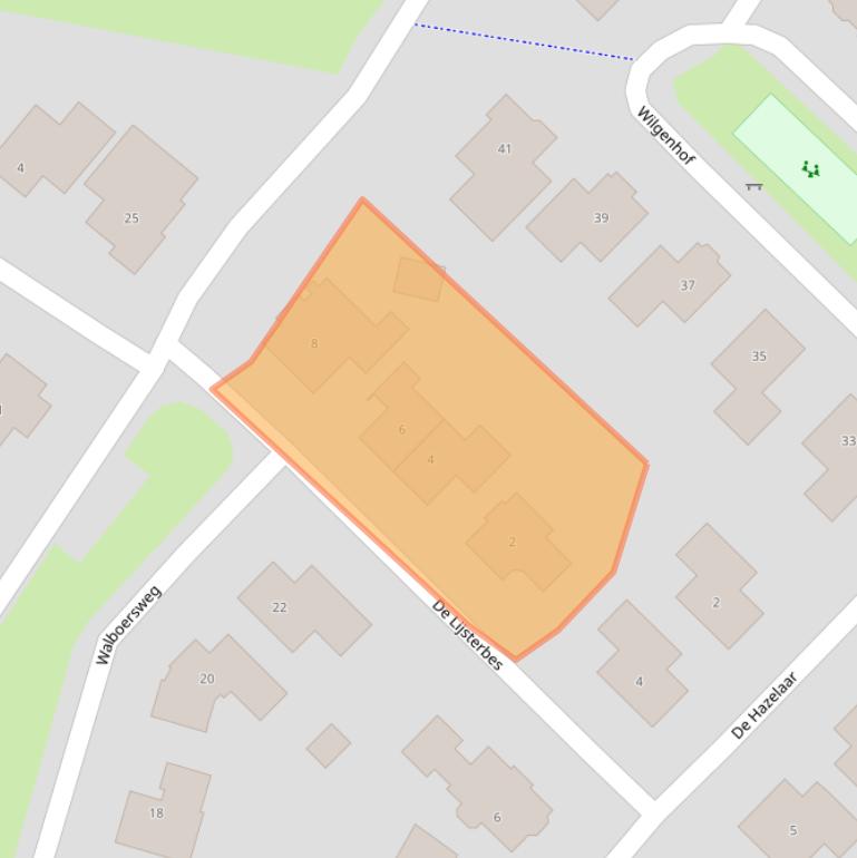 Kaart van postcodegebied 7615RJ.