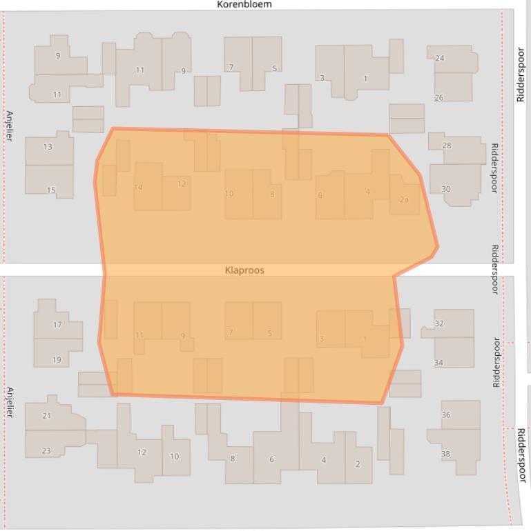 Kaart van postcodegebied 7621AP.