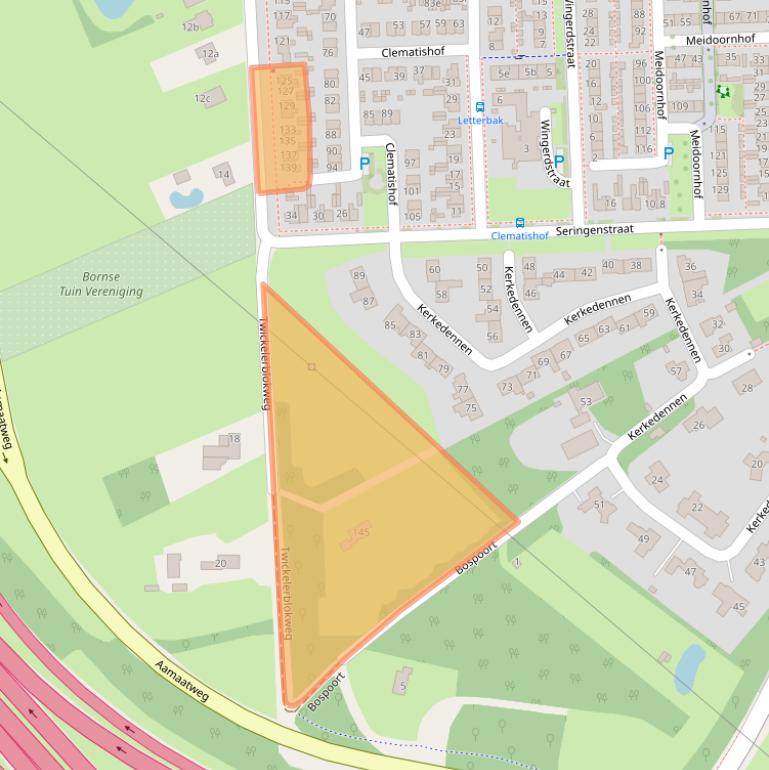 Kaart van postcodegebied 7621BJ.