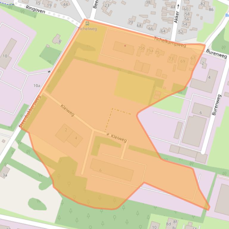 Kaart van postcodegebied 7621GK.