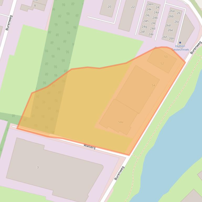 Kaart van postcodegebied 7621GM.