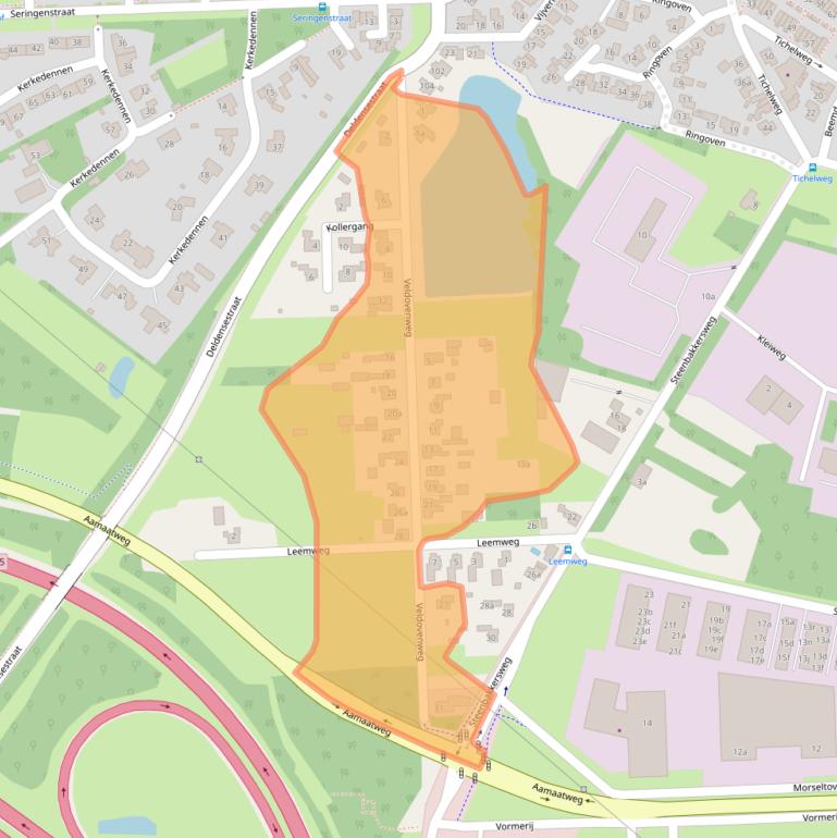 Kaart van postcodegebied 7621GR.