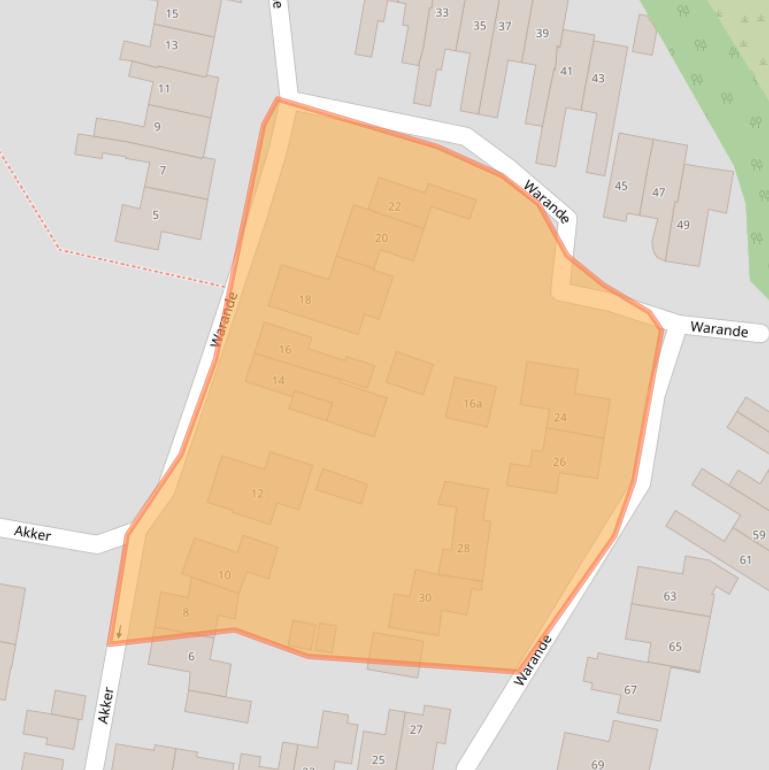 Kaart van postcodegebied 7621GV.