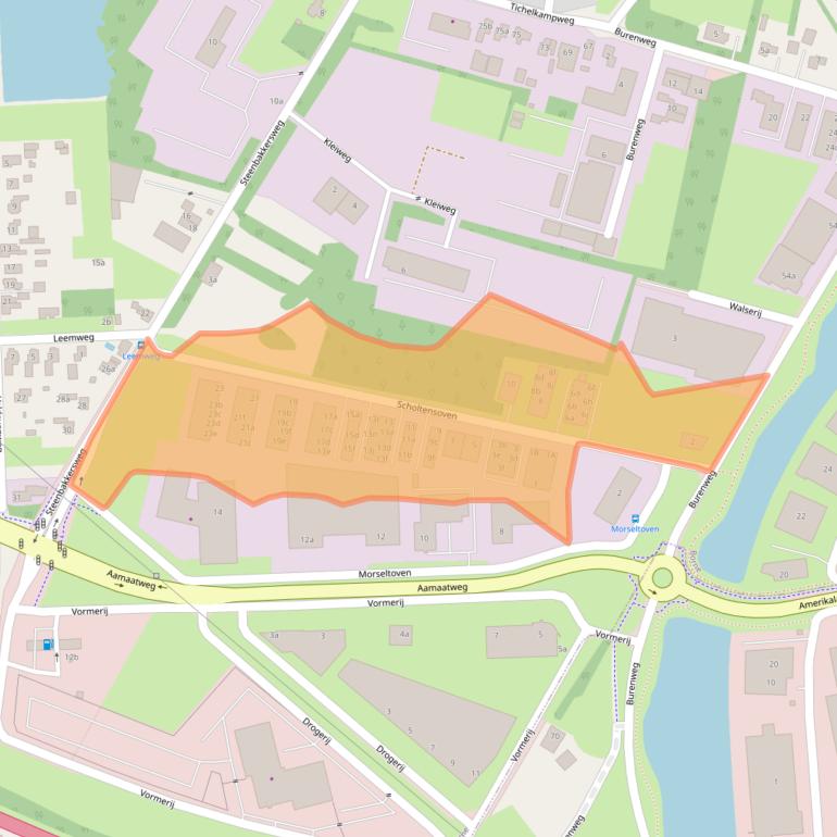 Kaart van postcodegebied 7621HA.