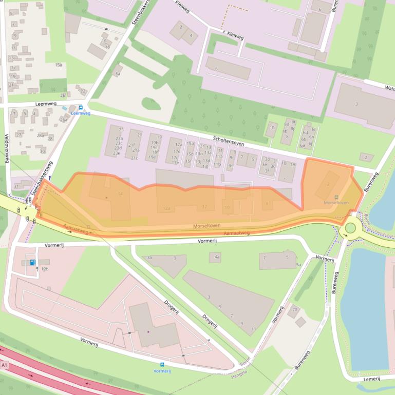 Kaart van postcodegebied 7621HB.