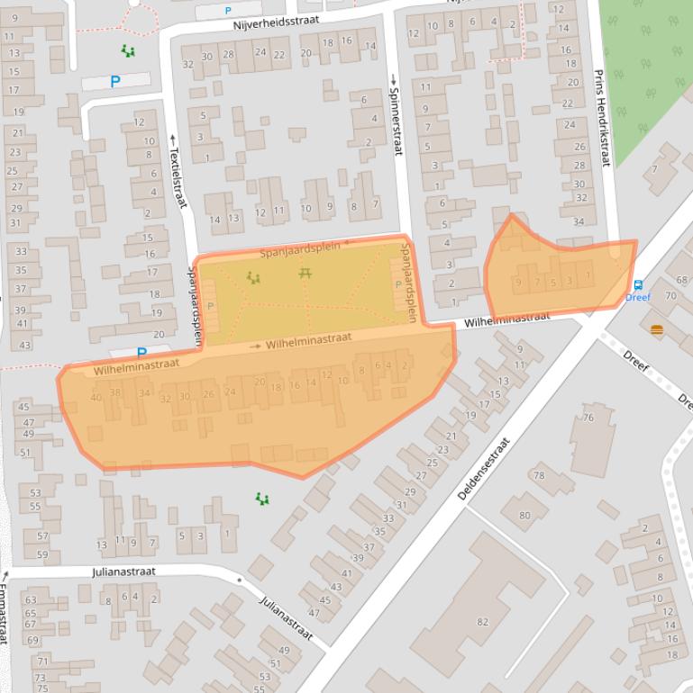 Kaart van postcodegebied 7621TR.