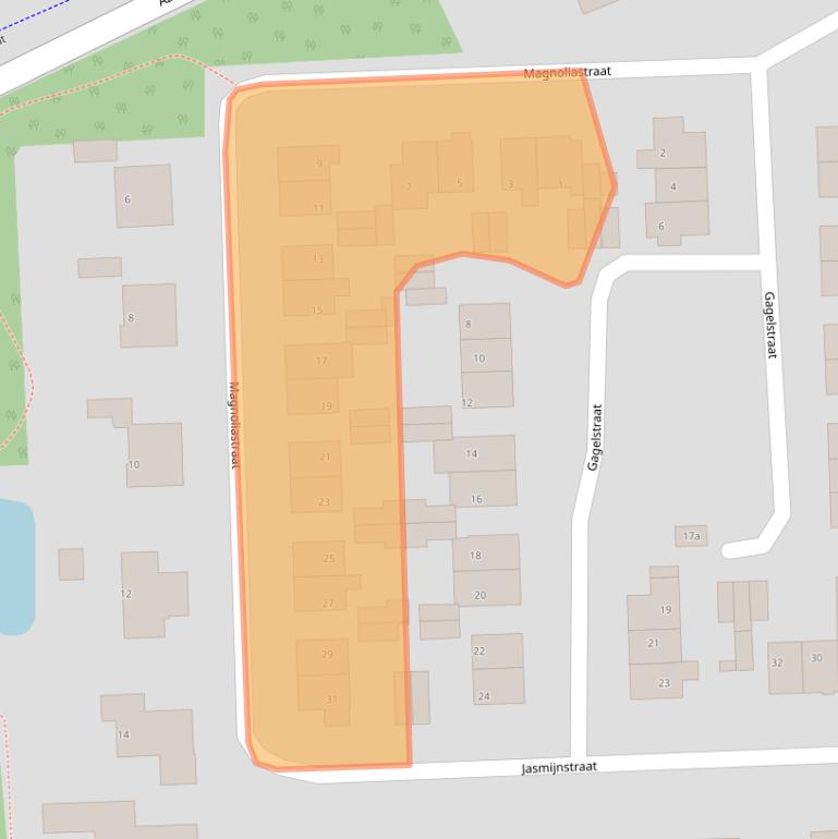 Kaart van postcodegebied 7621VR.