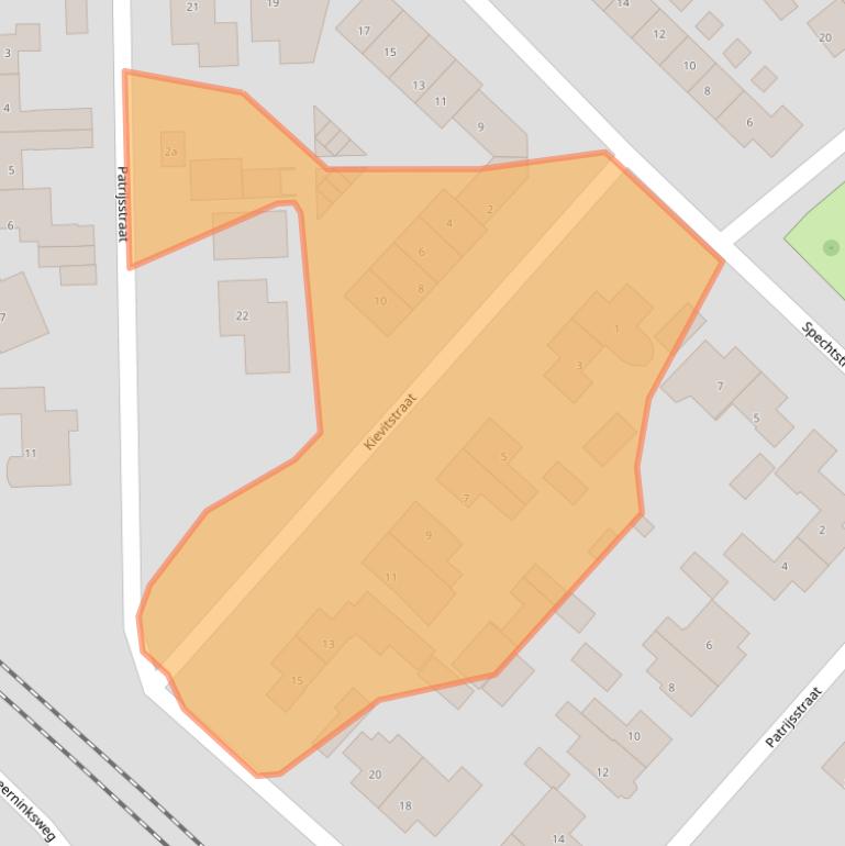 Kaart van postcodegebied 7622AB.