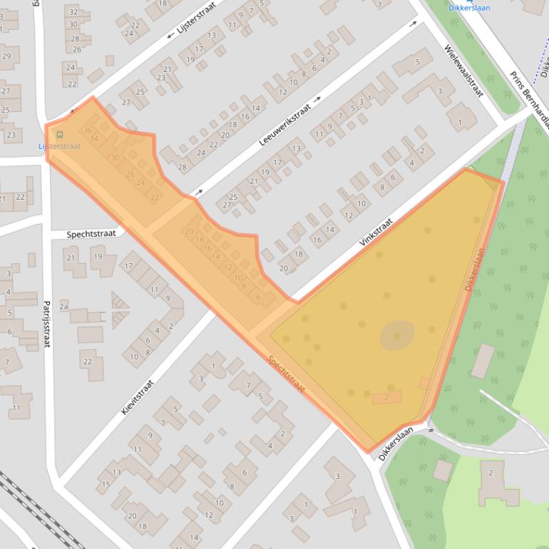 Kaart van postcodegebied 7622AD.