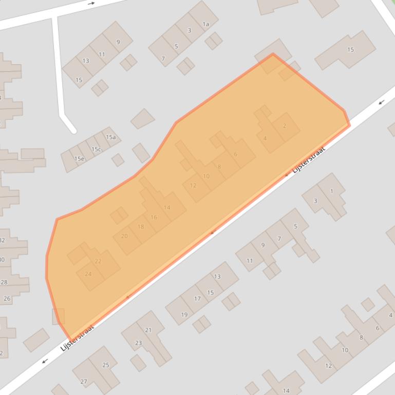 Kaart van postcodegebied 7622AK.